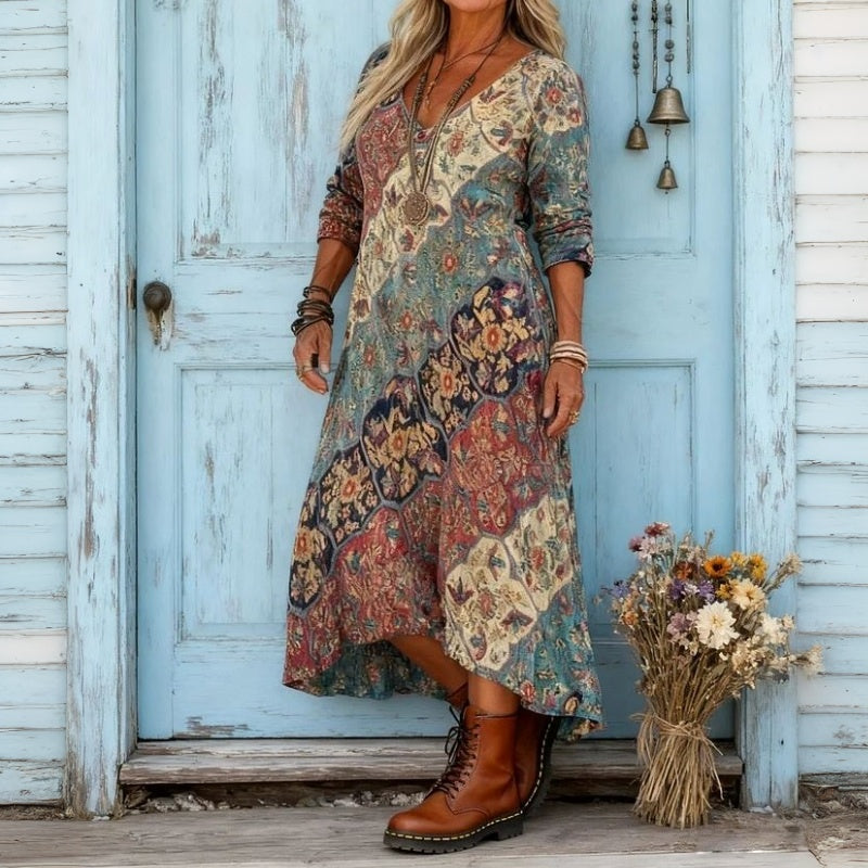 Savannah | Vintage Boho Maxi Dress