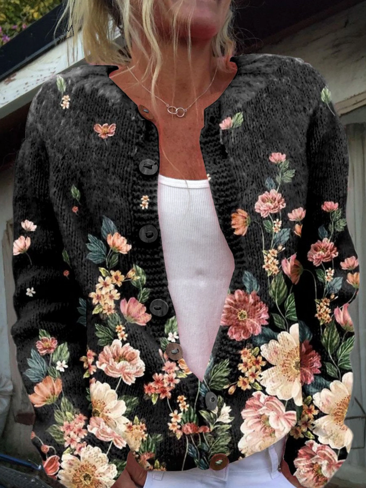 Millie | Vintage Floral Cardigan