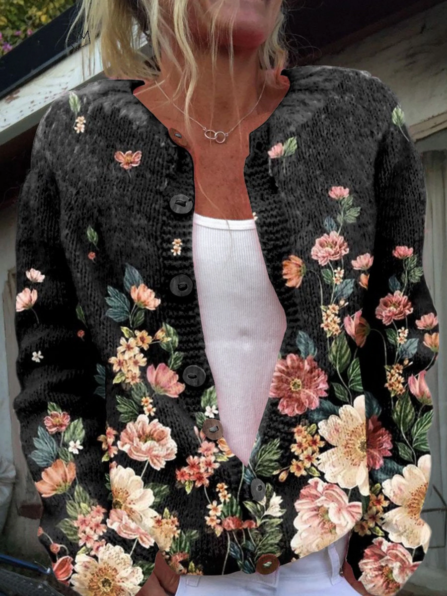 Millie | Vintage Floral Cardigan