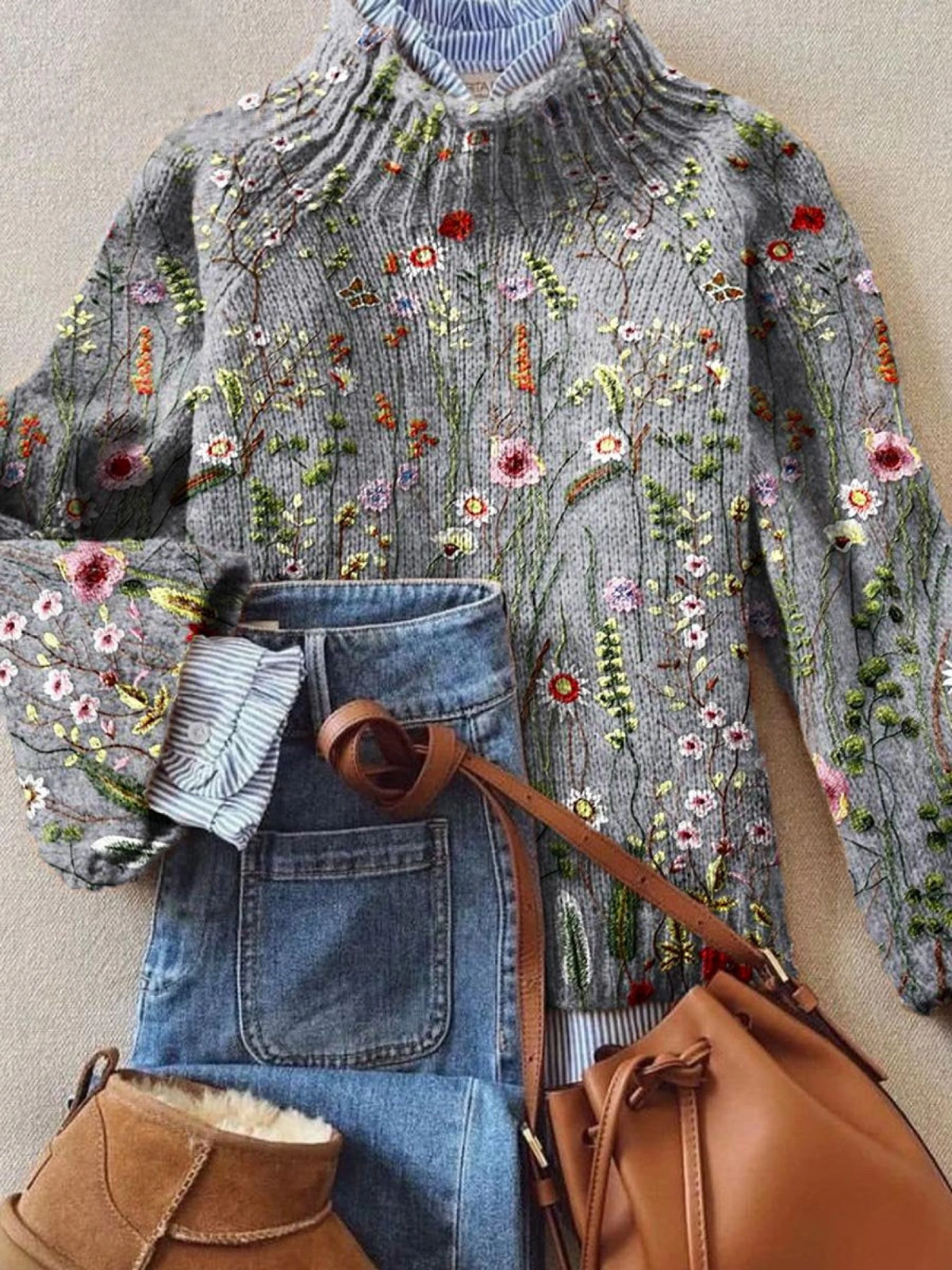 Abigail | Enchanted Meadow Knit Sweater