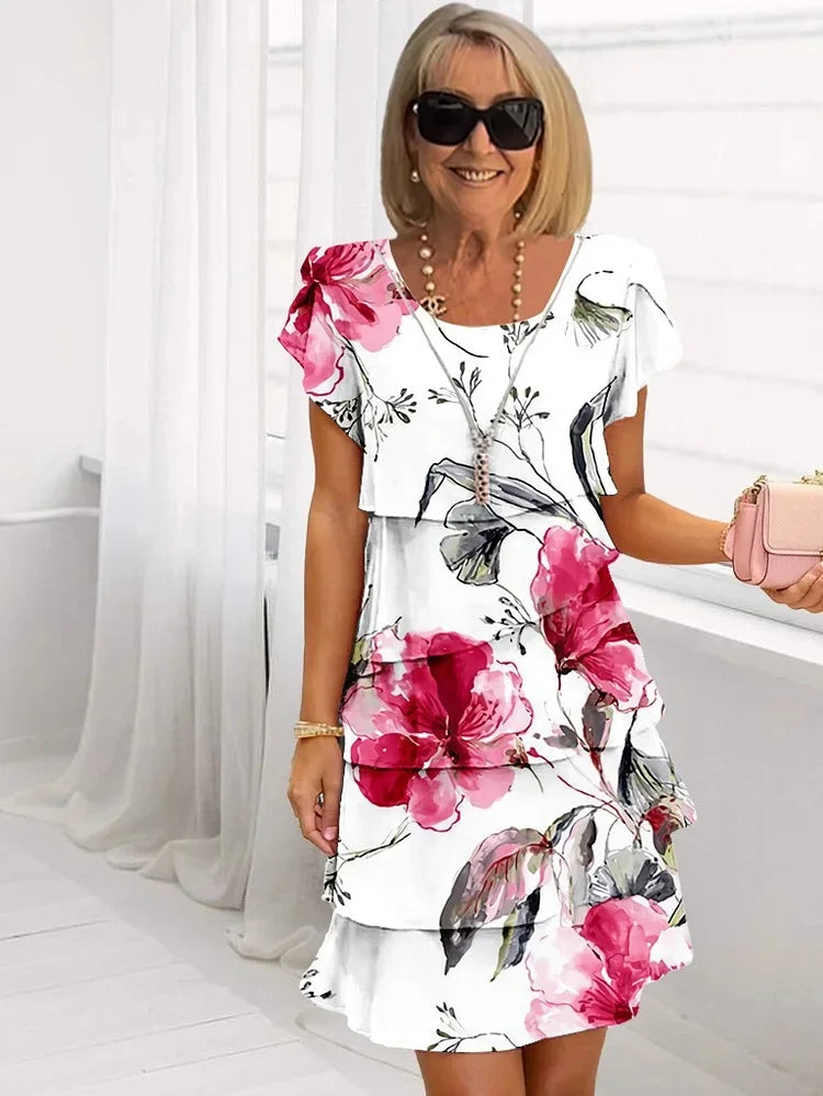 Dorothy | Elegant Layered Tiered Dress
