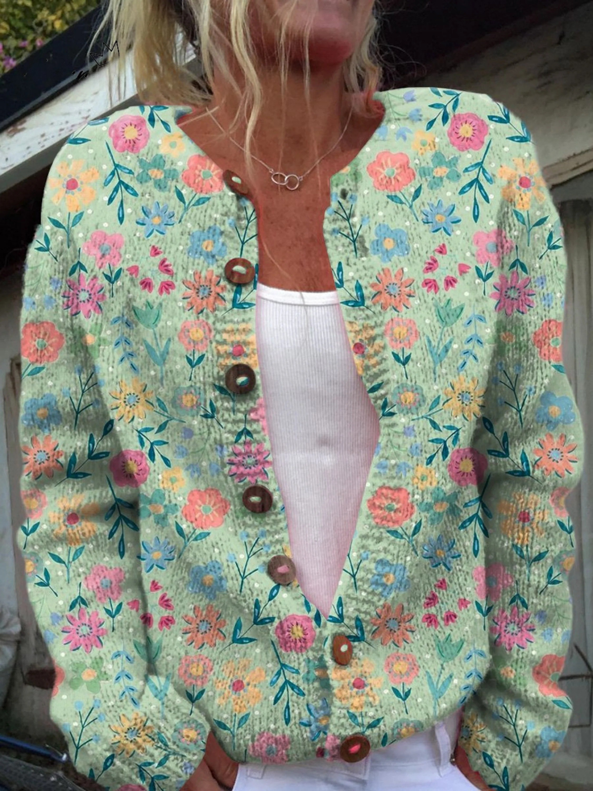 Bonnie | Women's Vintage Floral Cardigan