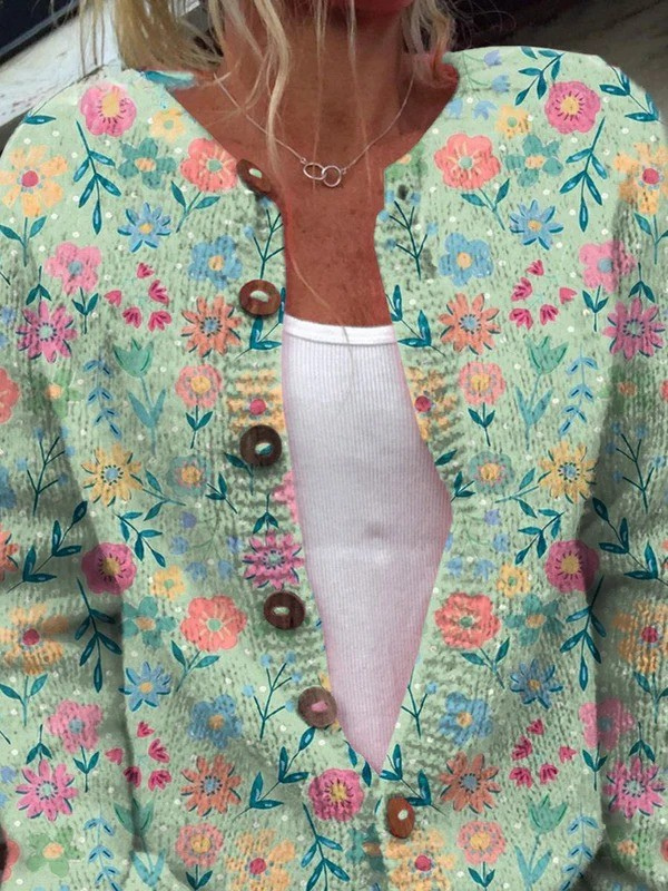 Bonnie | Women's Vintage Floral Cardigan