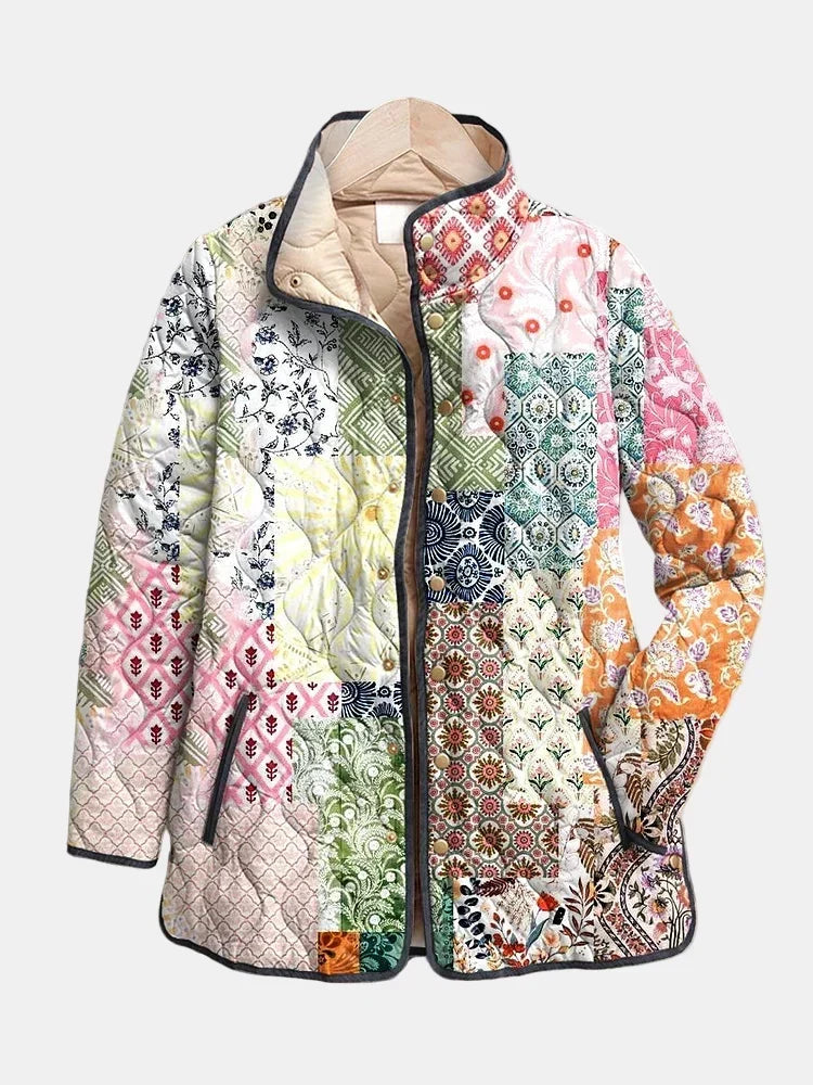 Scarlett | Bohemian Patchwork Quilted Jacket