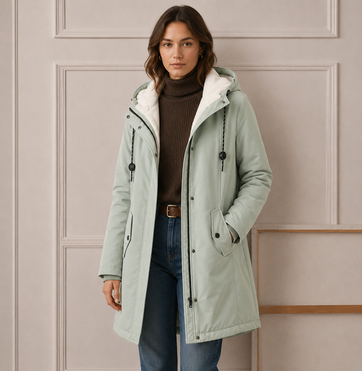 Everest™ | Sherpa-Lined Hooded Winter Coat
