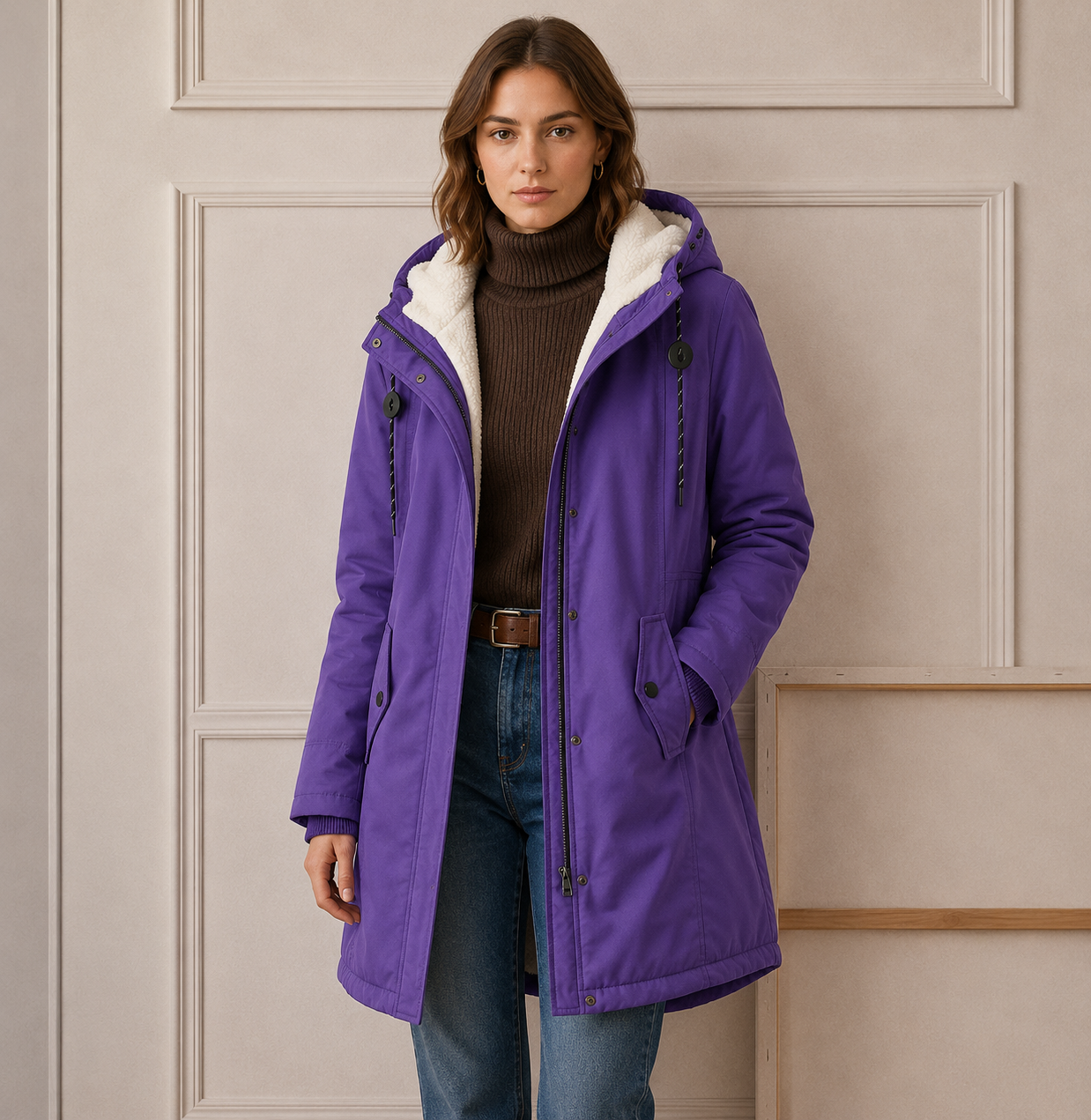 Everest™ | Sherpa-Lined Hooded Winter Coat