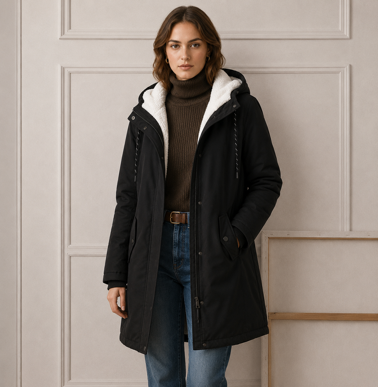 Everest™ | Sherpa-Lined Hooded Winter Coat