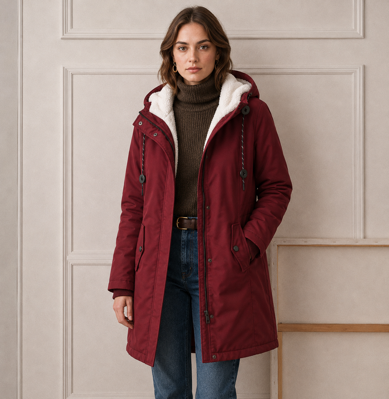 Everest™ | Sherpa-Lined Hooded Winter Coat