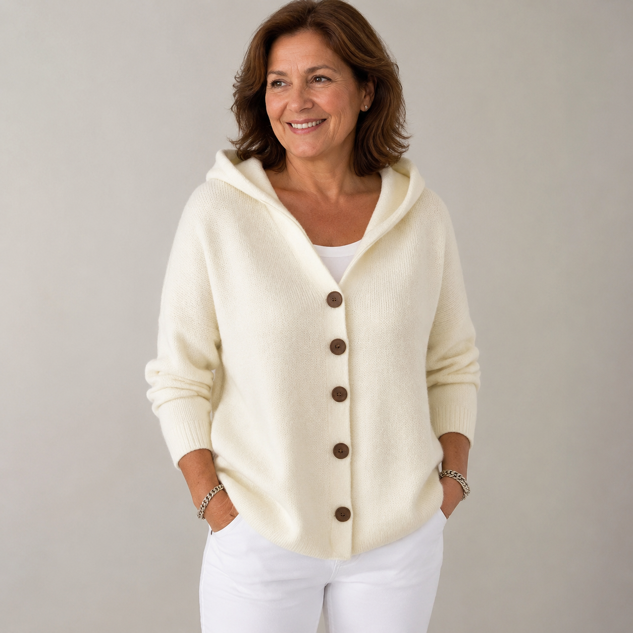 Vali | Hooded Knit Jacket