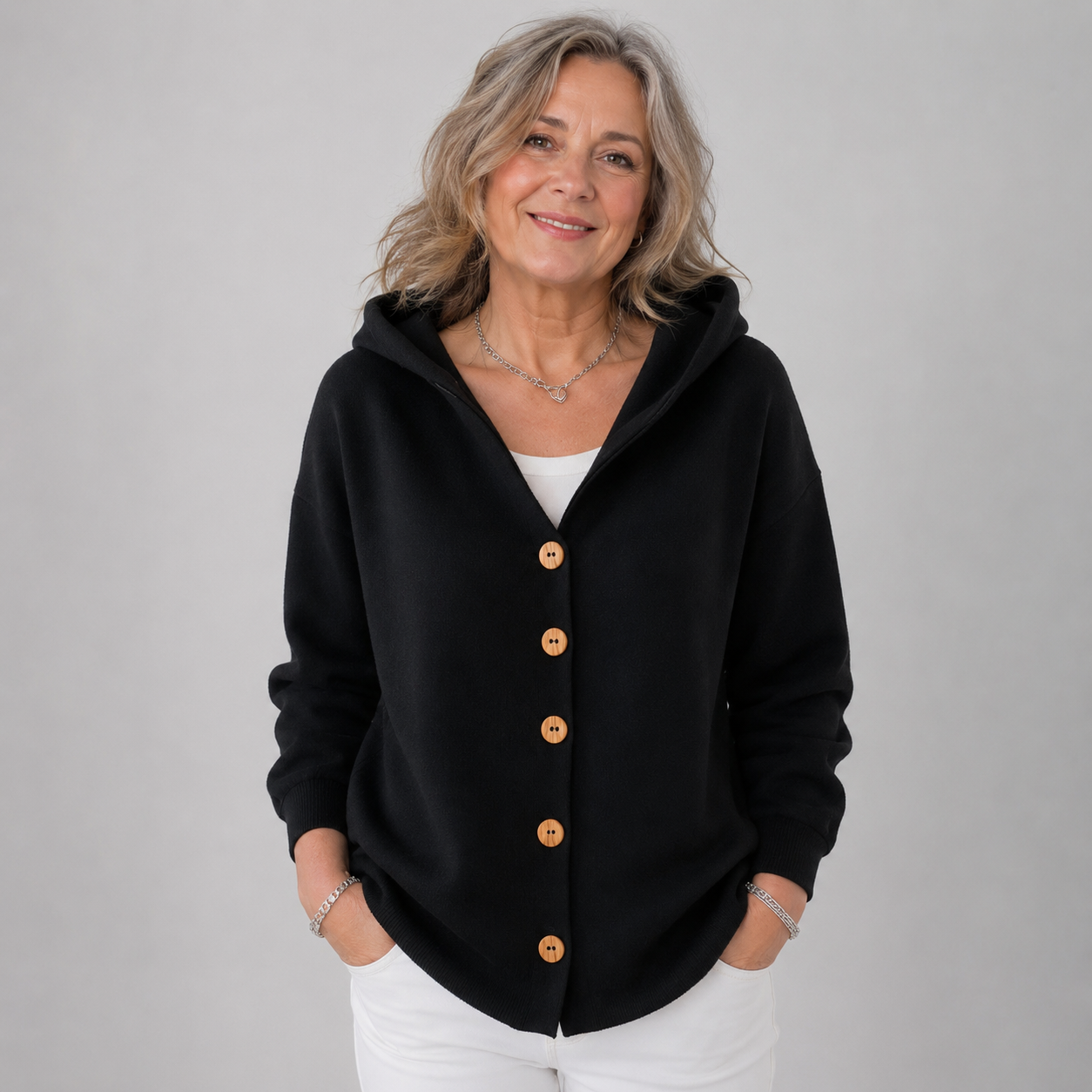Vali | Hooded Knit Jacket