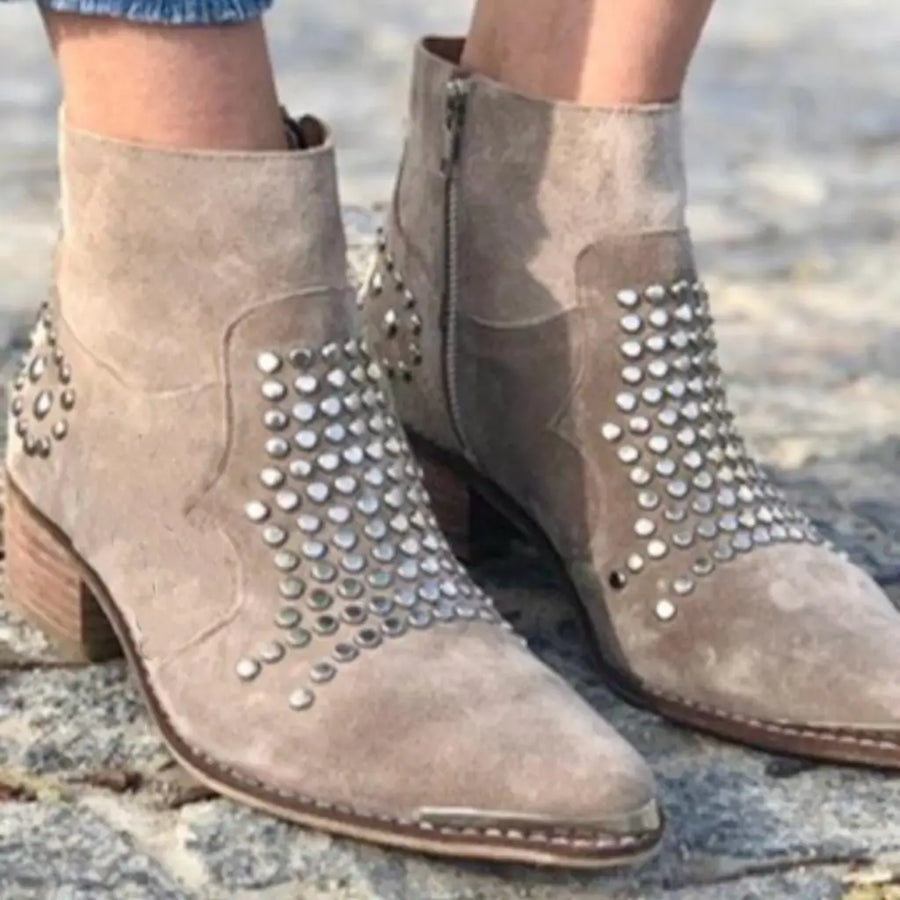 Annie | Ankle Boots with Studs