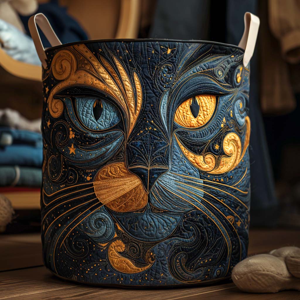 Freya | Celestial Cat Laundry Basket