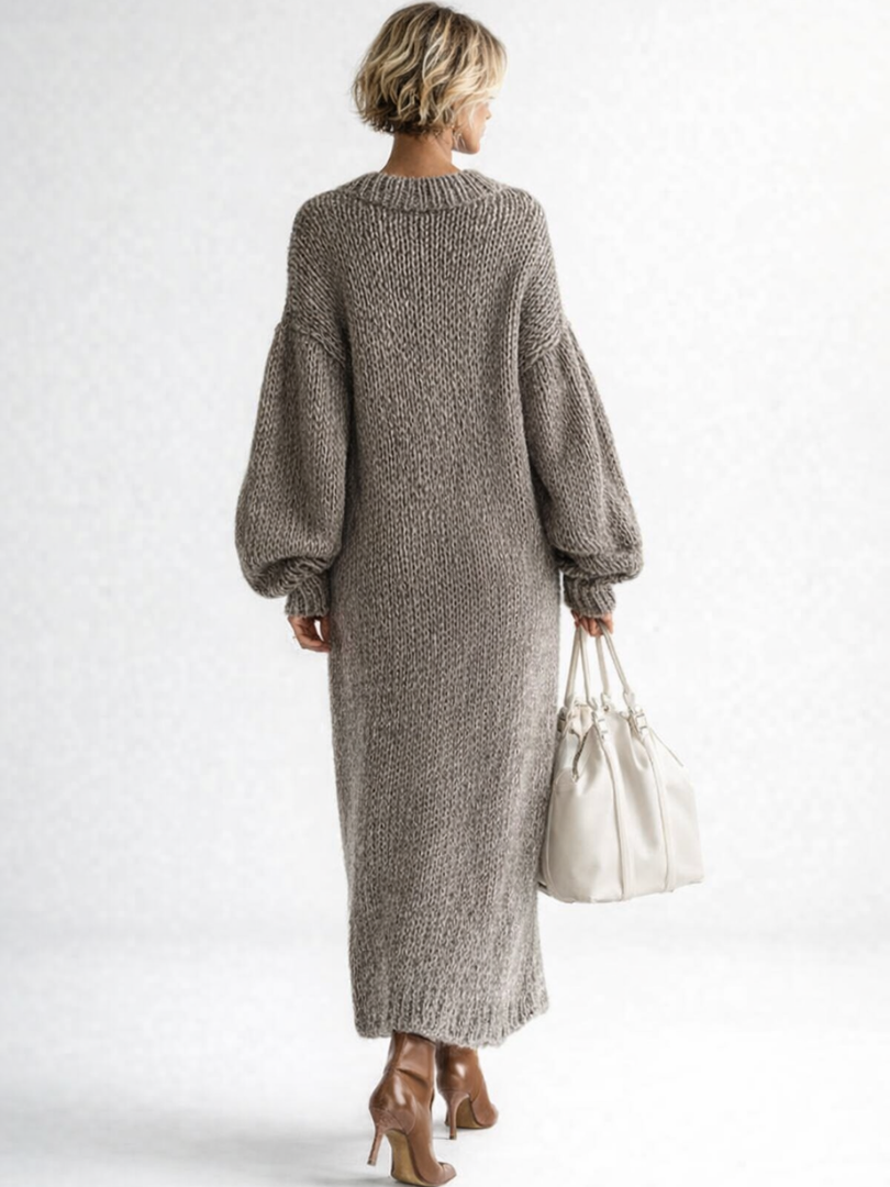 Valeria | Relaxed Oversized Knit Sweater Dress