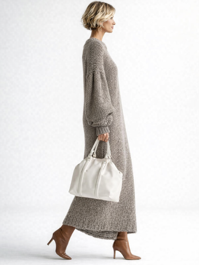 Valeria | Relaxed Oversized Knit Sweater Dress