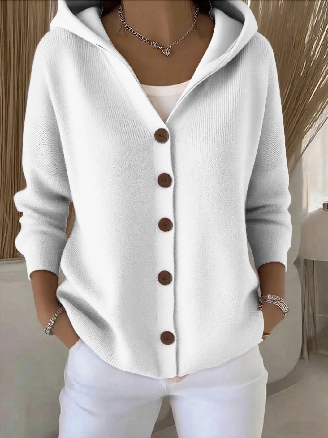 Vali | Hooded Knit Jacket
