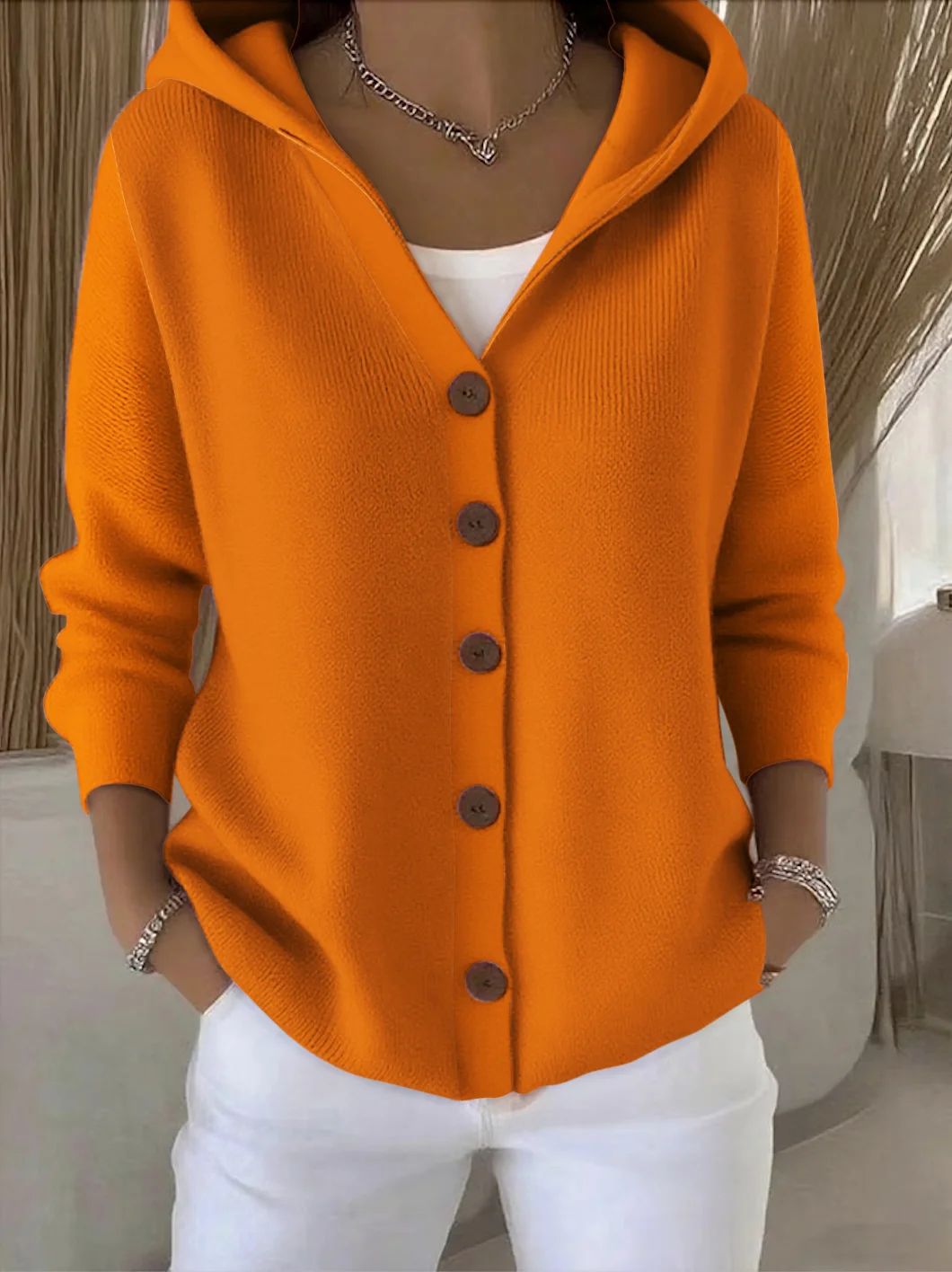 Vali | Hooded Knit Jacket