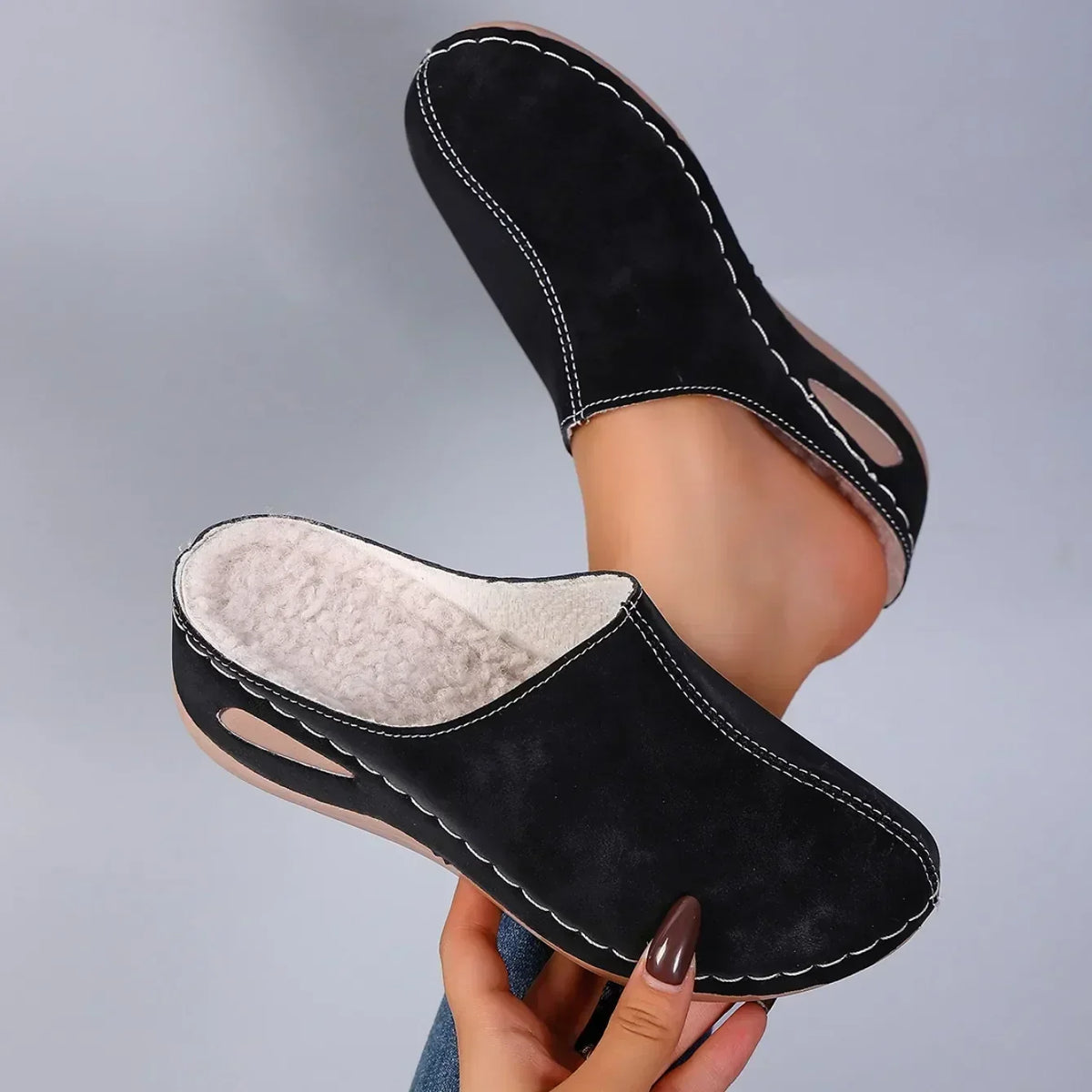 Élise™ | Cozy Lined Comfort Slippers