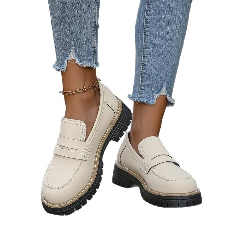 Elina | Classic Chunky Platform Loafers