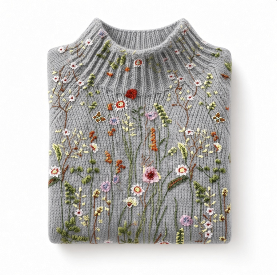 Abigail | Enchanted Meadow Knit Sweater