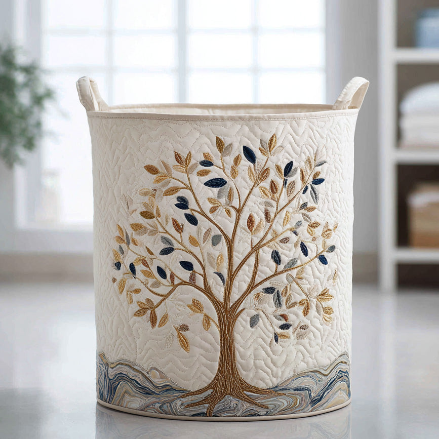 Aurora | Evergreen Tree Laundry Basket