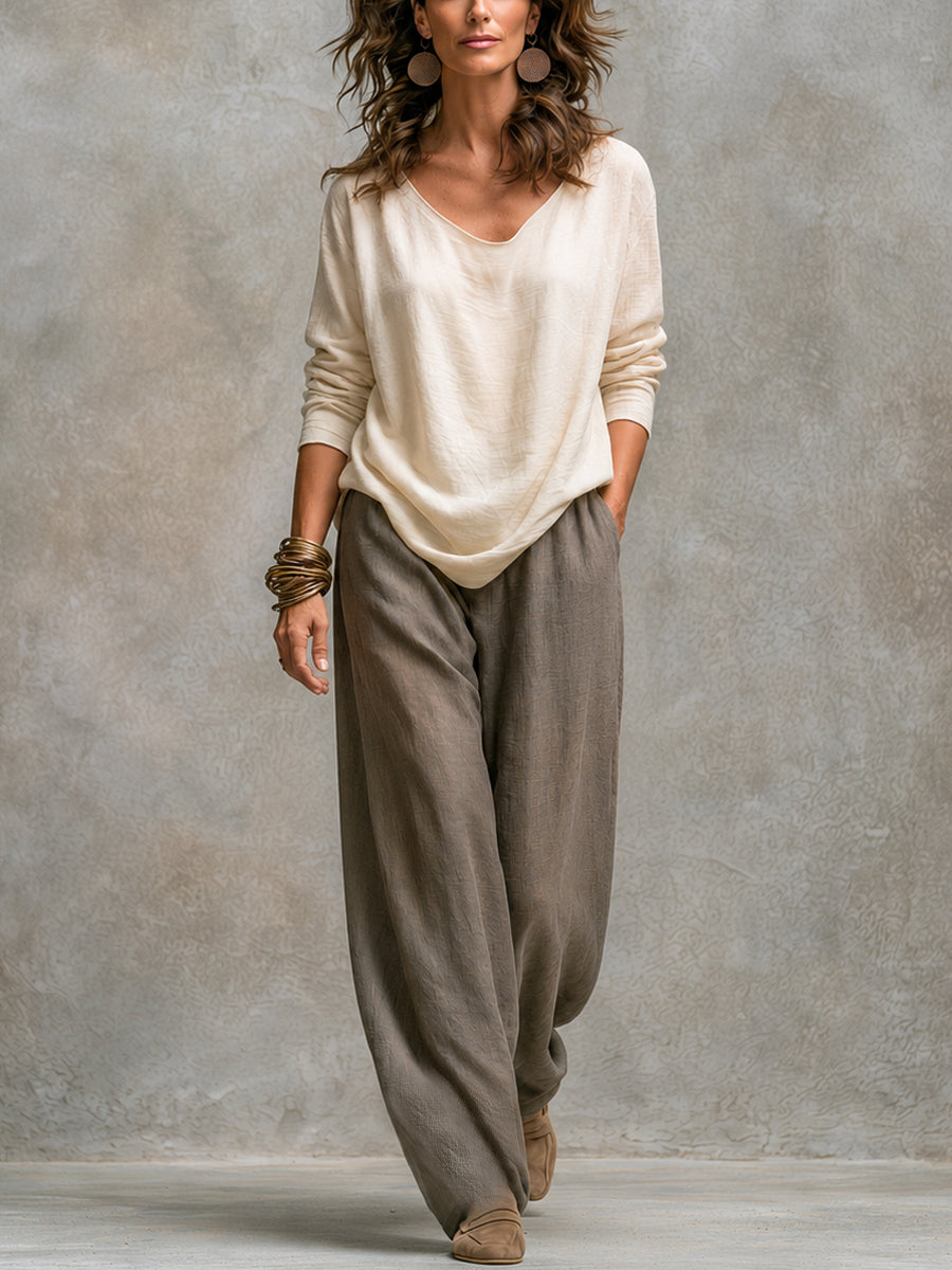 Camille | Effortless Layered Wide-Leg Set