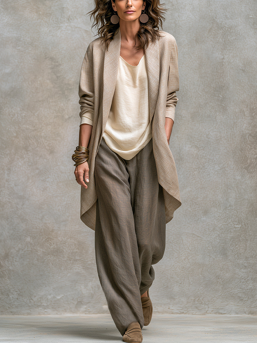 Camille | Effortless Layered Wide-Leg Set