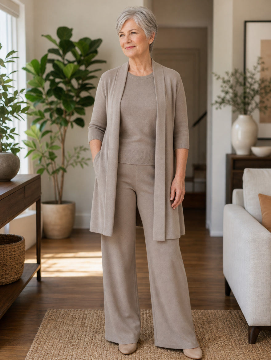Natalie | Elegant 3-Piece Knit Lounge Set
