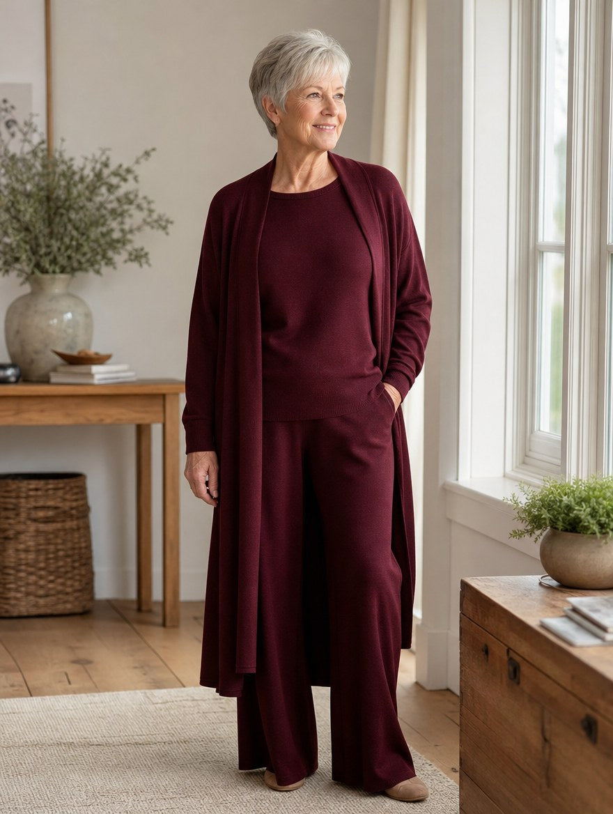Natalie | Elegant 3-Piece Knit Lounge Set