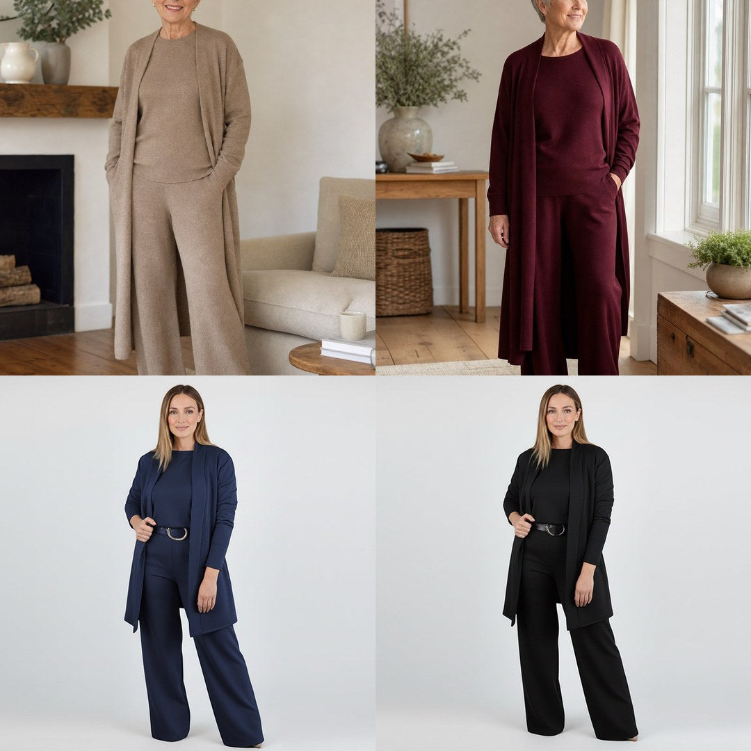 Natalie | Elegant 3-Piece Knit Lounge Set