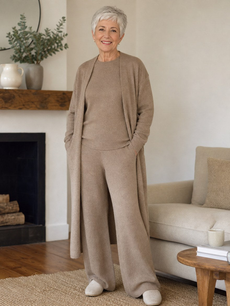 Natalie | Elegant 3-Piece Knit Lounge Set