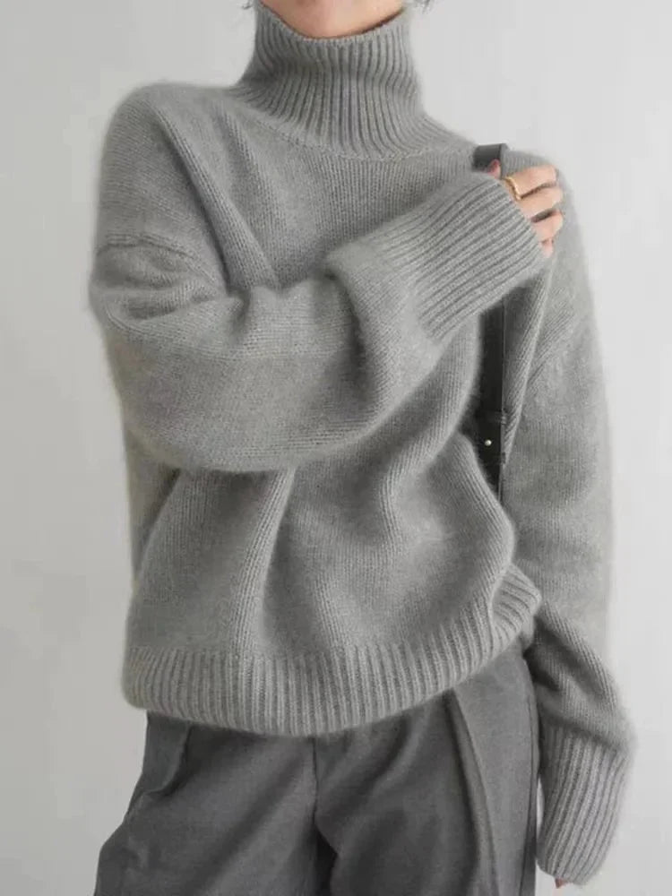 Amy™ | Cozy Relaxed Turtleneck Sweater
