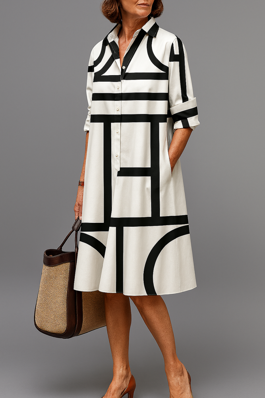 Ellie | Classic Midi Dress