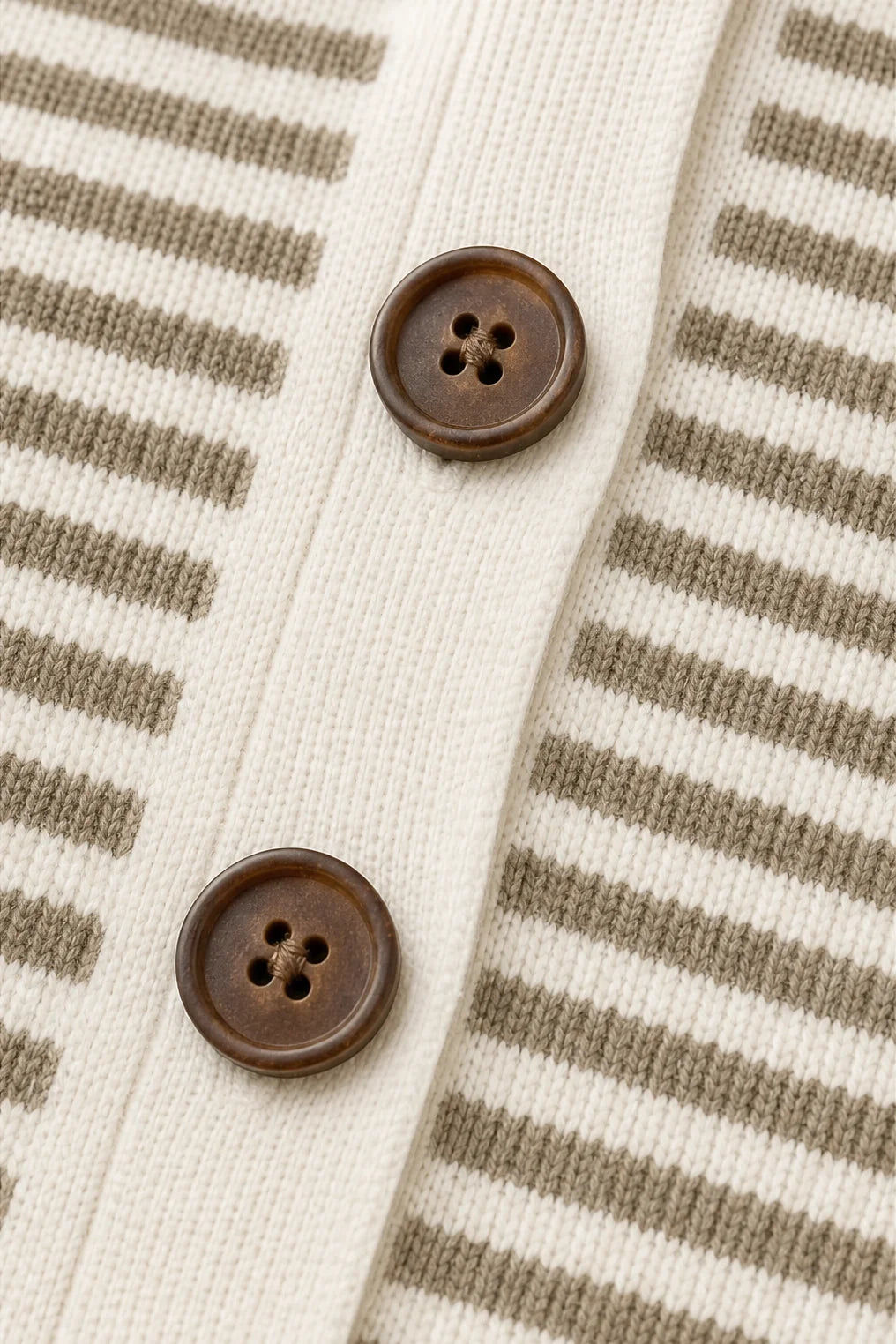 Lesley | The Striped Cardigan