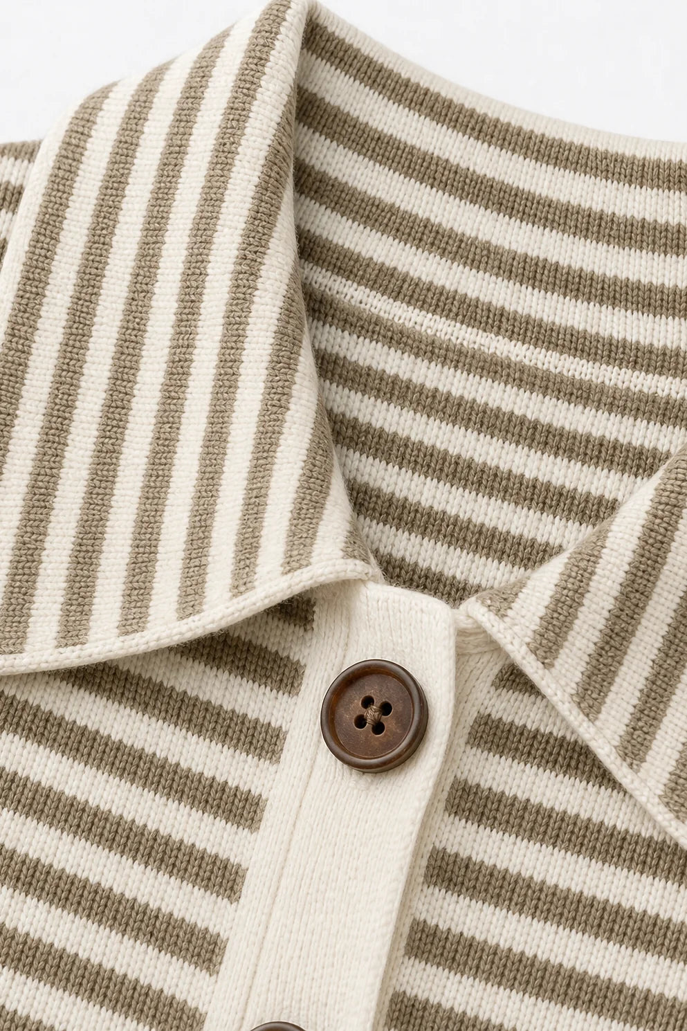 Lesley | The Striped Cardigan