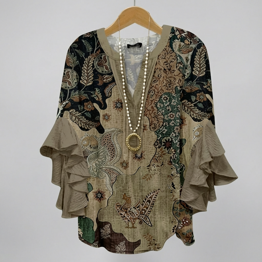 Iris – V-neck blouse