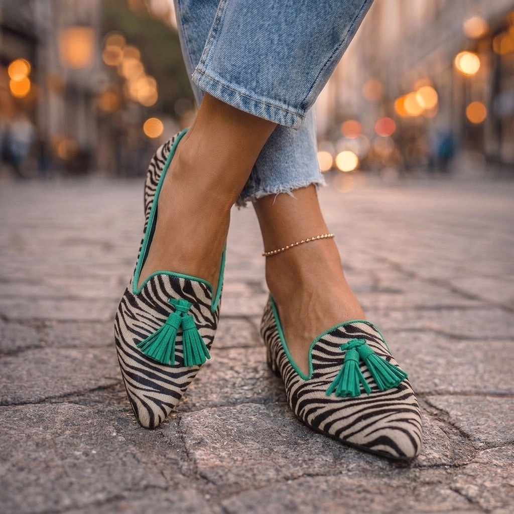 Livia | Tassel Chic Pointed Flats