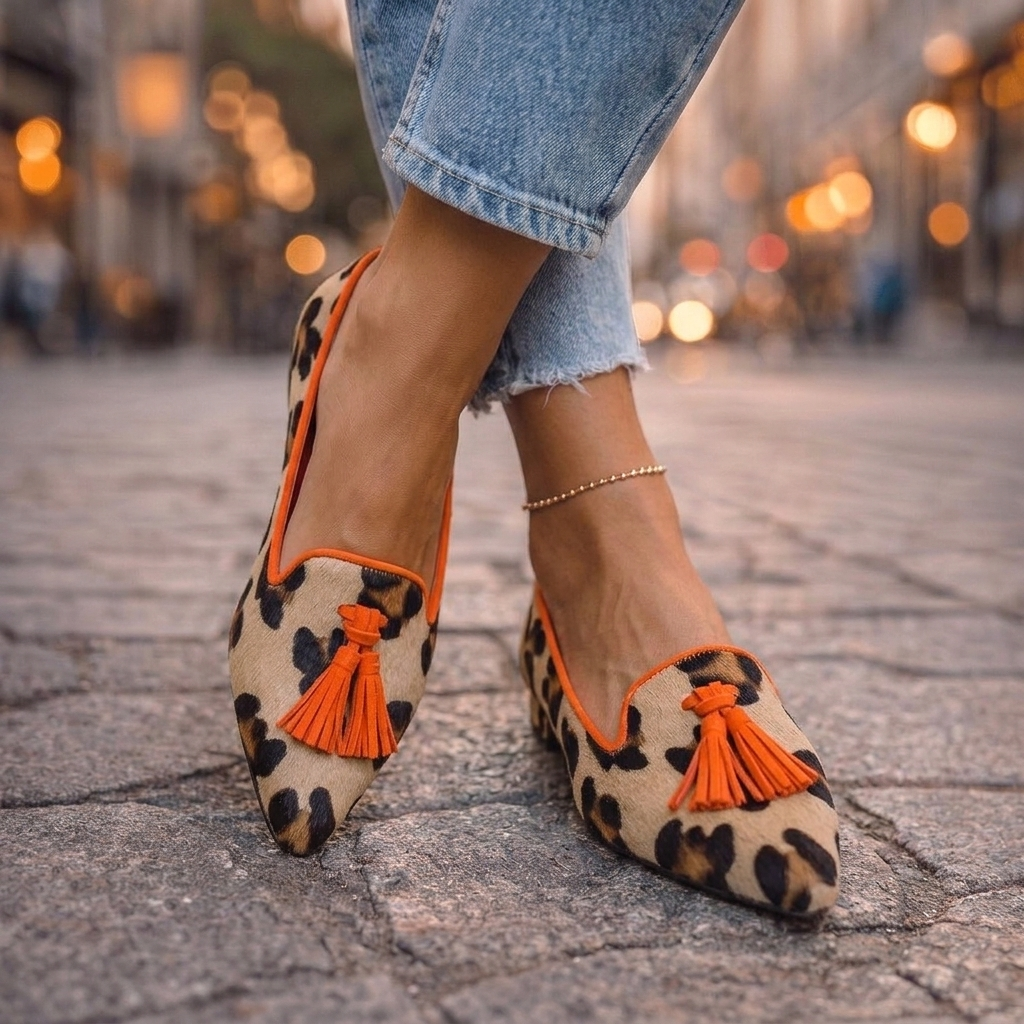 Livia | Tassel Chic Pointed Flats