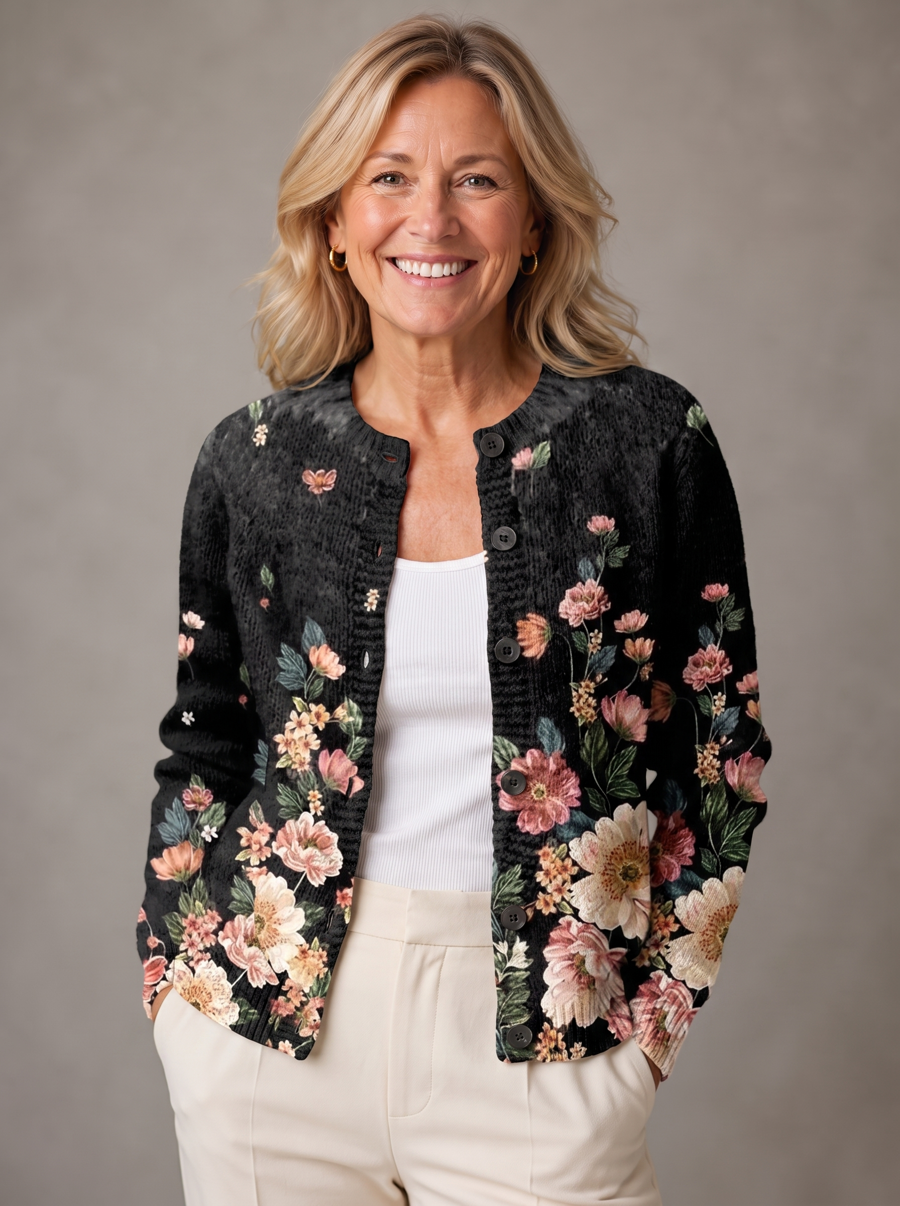 Millie | Vintage Floral Cardigan