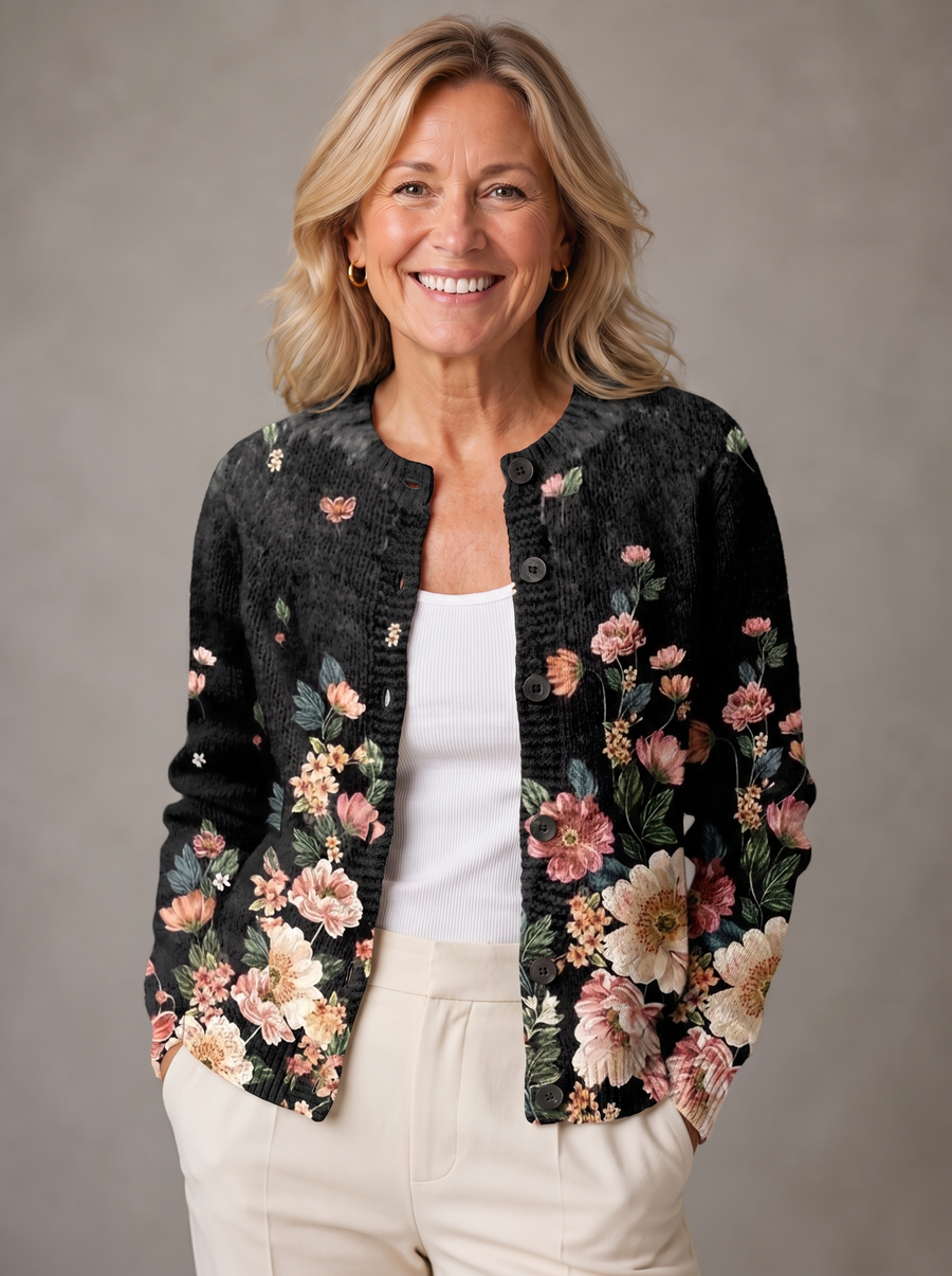 Millie | Vintage Floral Cardigan