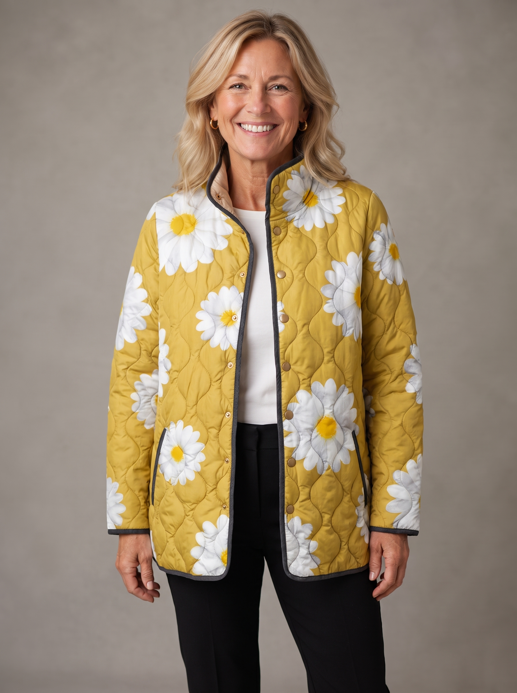 Olive | Daisy Quilted Jacket
