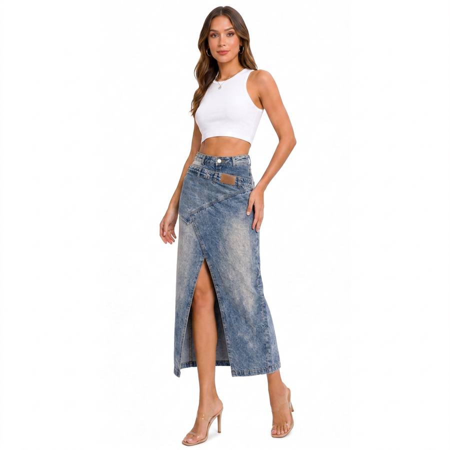 Lia denim skirt