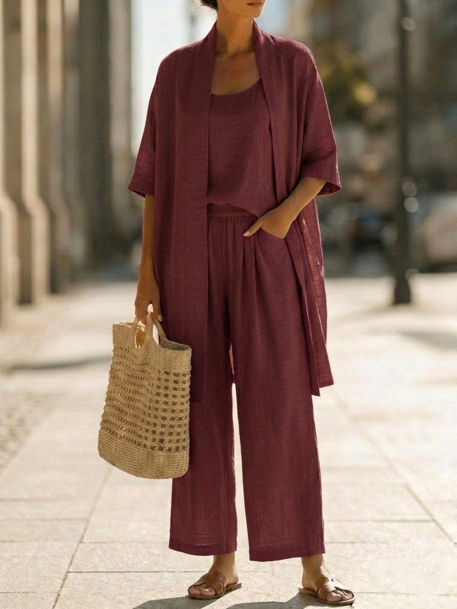 Linnea | Lightweight Linen Set