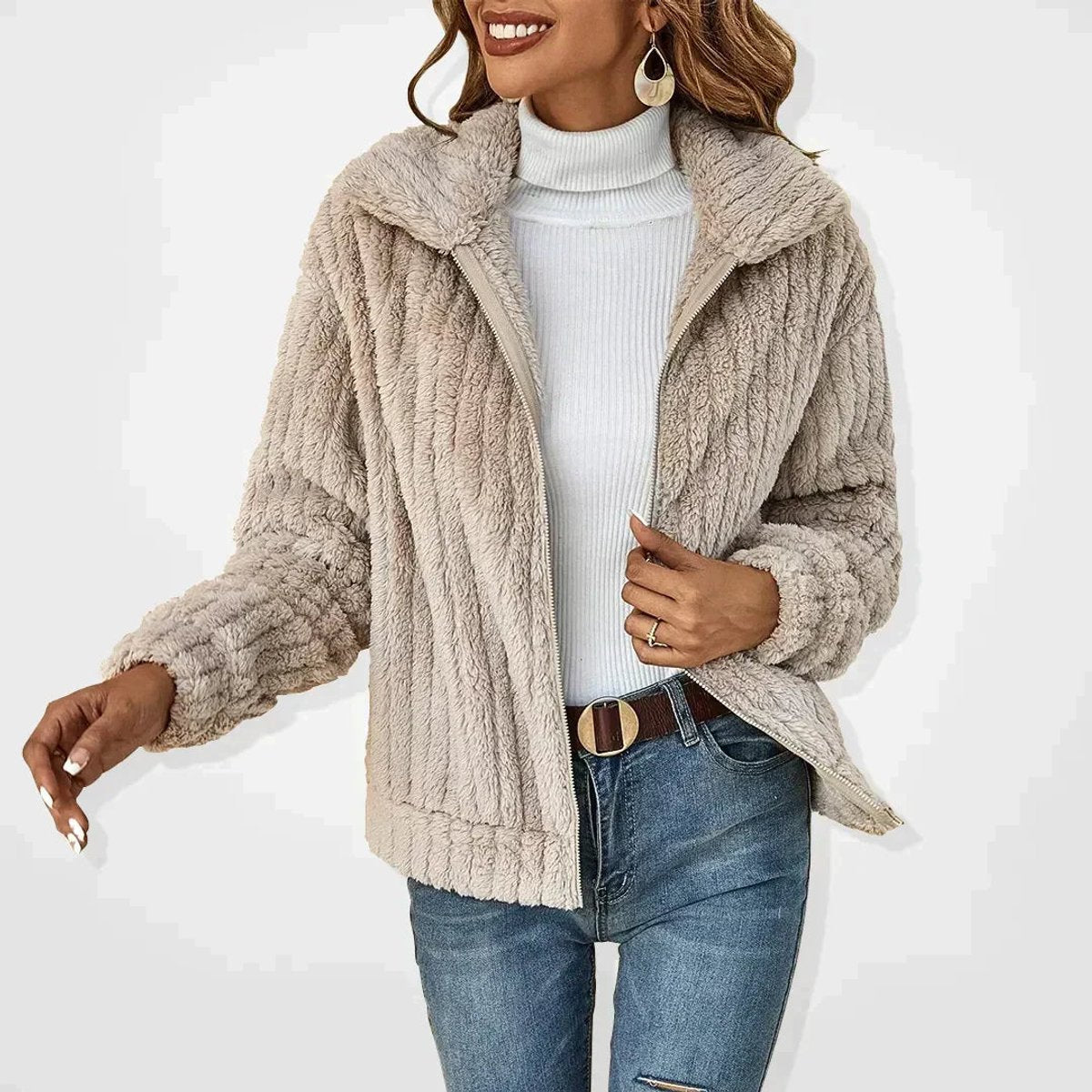 Roberta | Timeless Comfort Zip-Up Jacket