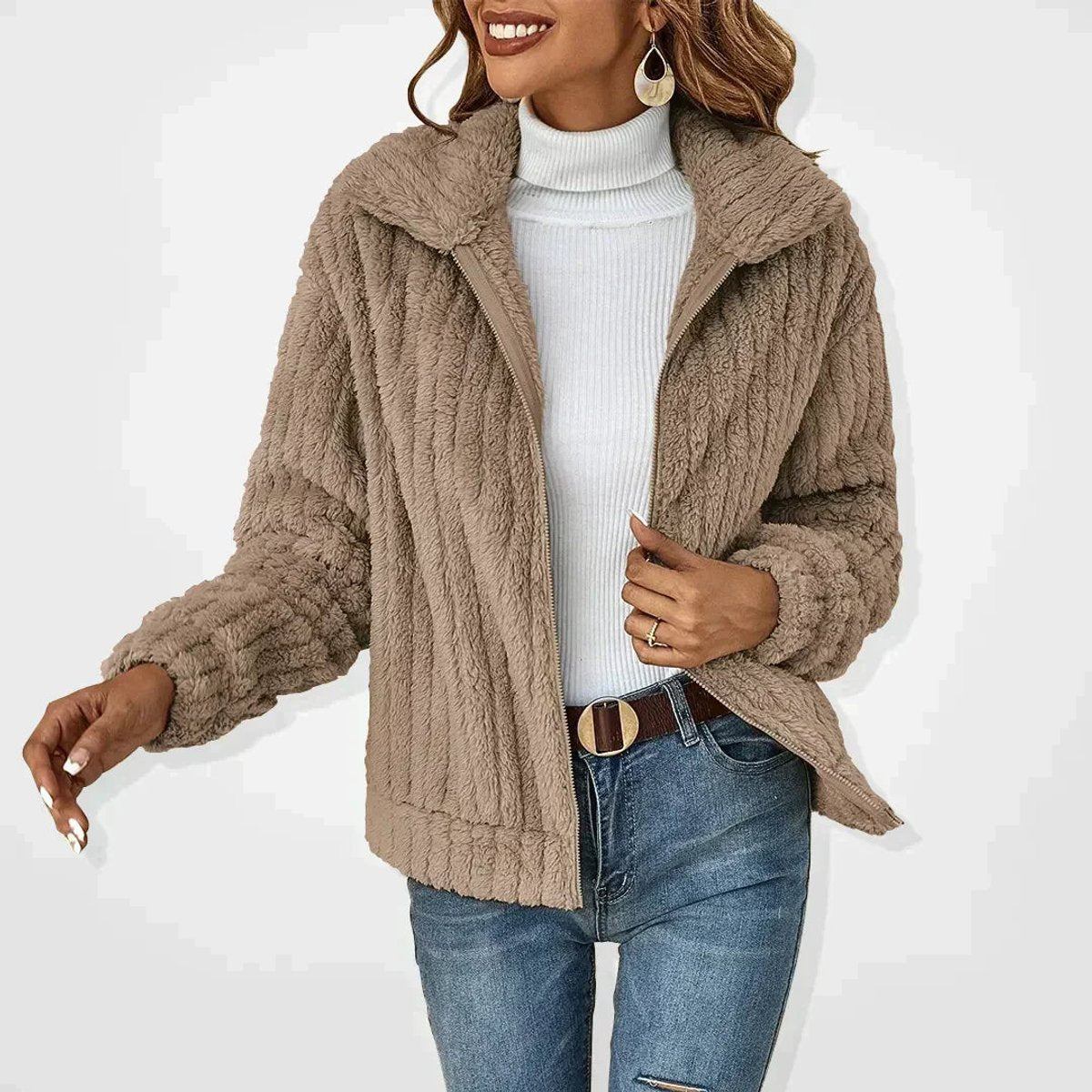 Roberta | Timeless Comfort Zip-Up Jacket